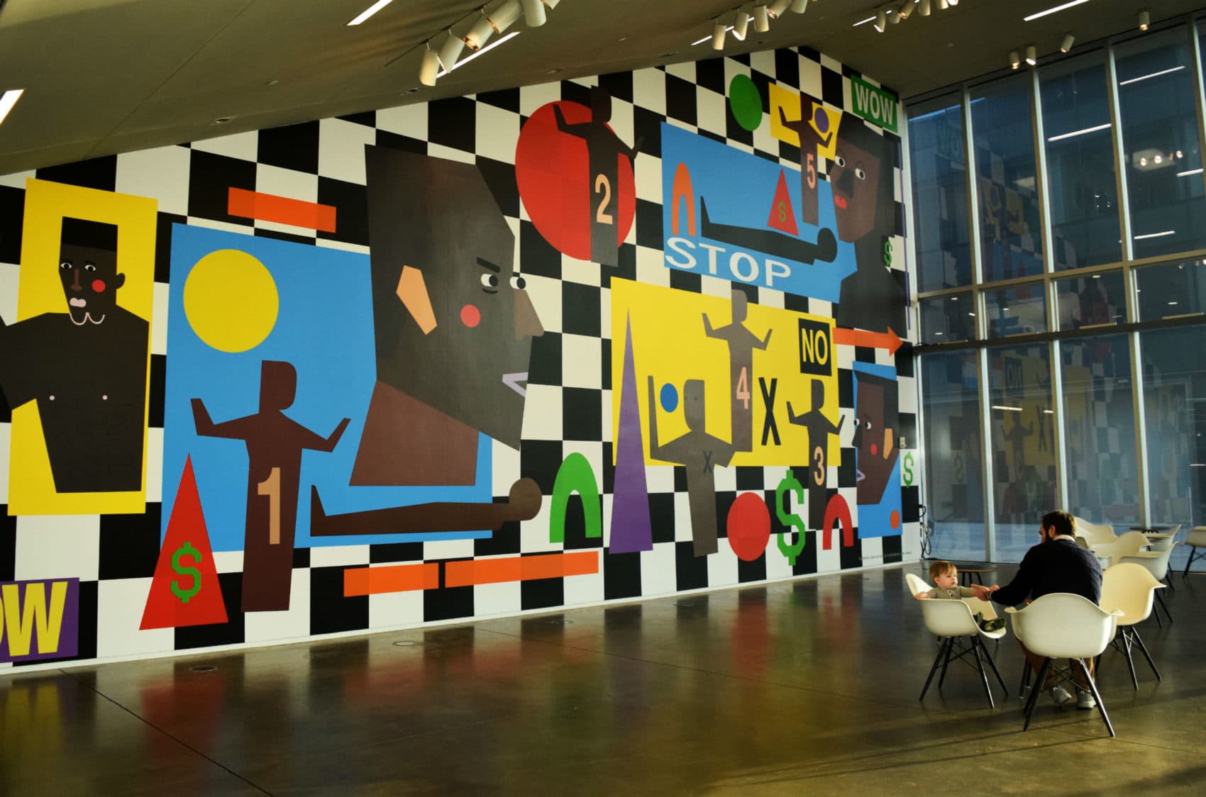 Using The Language Of Symbols, Nina Chanel Abney's New Mural At