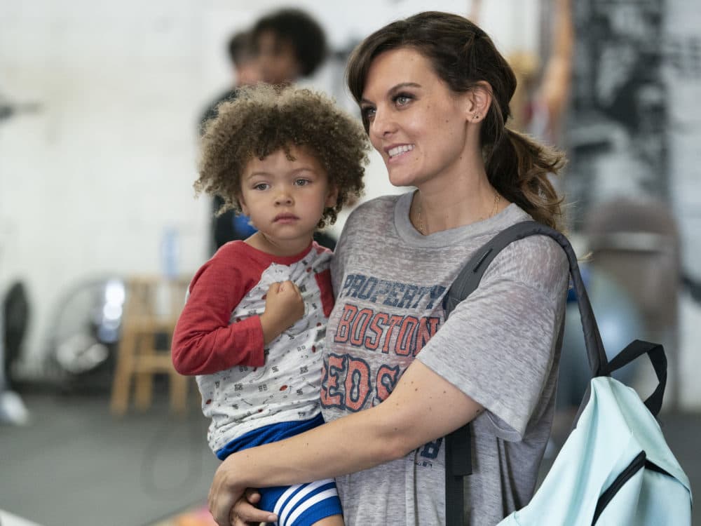 Alexandra/Anna Reimer as Larry and Frankie Shaw as Bridgette in &quot;SMILF.&quot; (Courtesy Mark Schafer/Showtime)