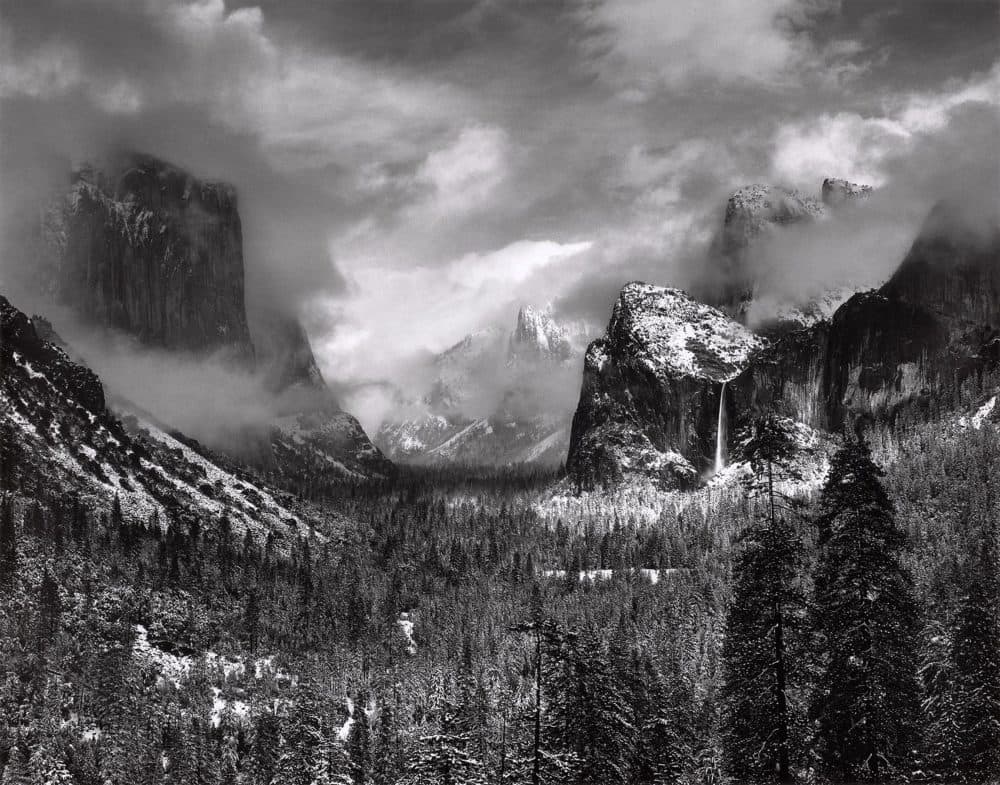 Ansel Adams' &quot;Clearing Winter Storm,&quot; taken in Yosemite National Park around 1937. (Courtesy Museum of Fine Arts, Boston)