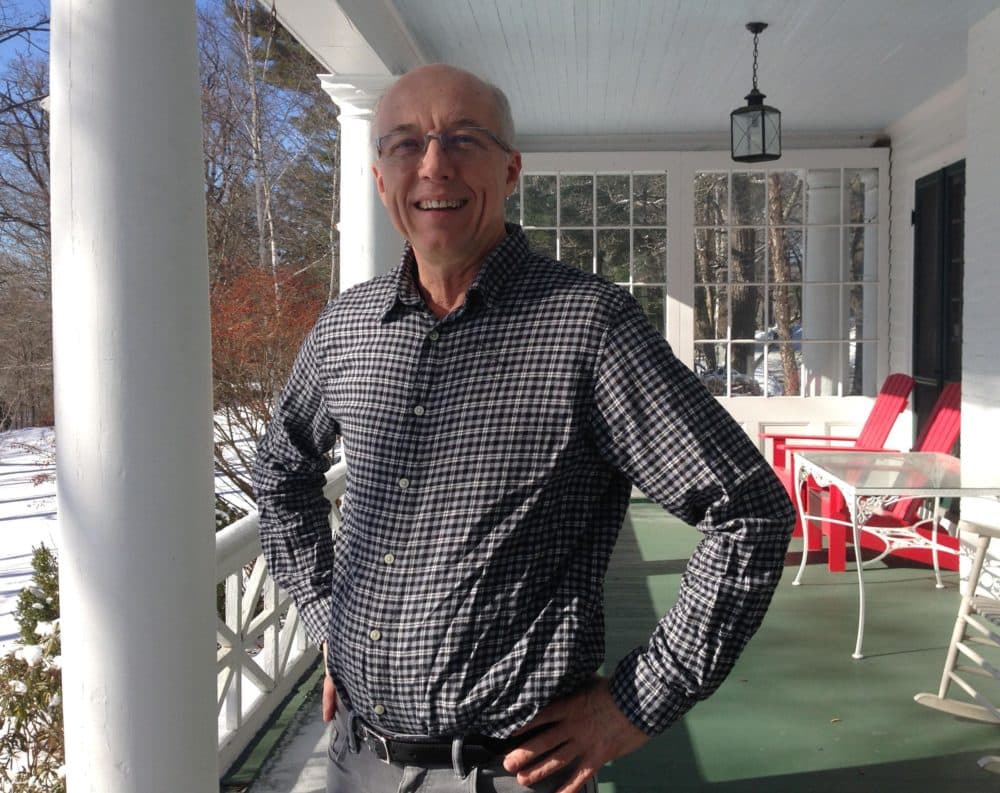 Tom Johnson owns and runs the Birchwood Inn in Lenox. He says bookings have decreased due to competition from Airbnb rentals. (Nancy Eve Cohen/NEPR)