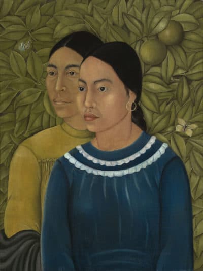 &quot;Dos Mujeres,&quot; painted in 1928 by Frida Kahlo. (Courtesy Museum of Fine Arts)