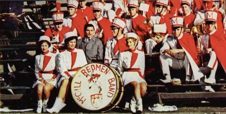 The 1962 McGill Redmen Band. (Courtesy Suzanne Morton)