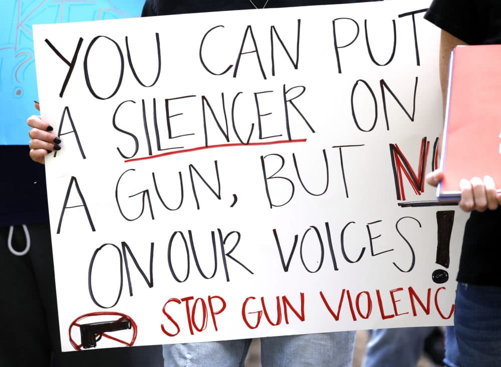 People participate in a "March for Our Lives" rally in Jackson, Miss., Saturday, March 24, 2018. Students and activists across the country held events in conjunction with a Washington march spearheaded by teens from Marjory Stoneman Douglas High School in Parkland, Fla., where over a dozen people were killed in February 2018. (Rogelio V. Solis/AP)