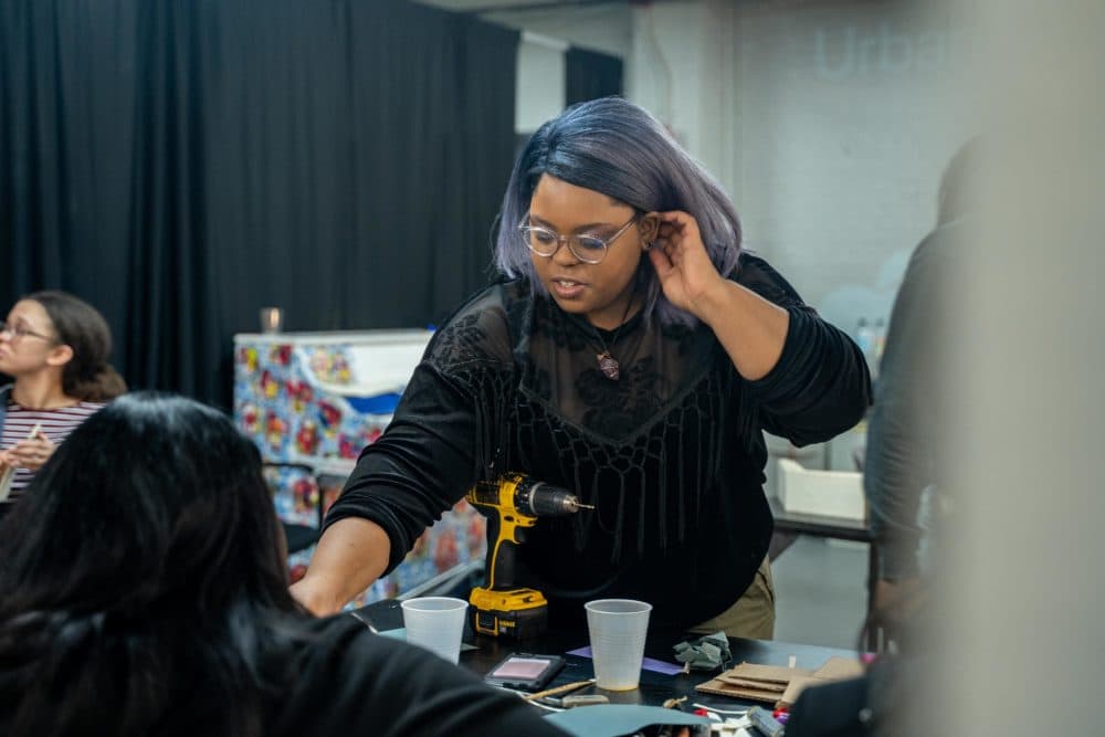 As part of her residency with The Urbano Project, Thervil is teaching a youth centered art class called “The Promise of Tomorrow.” (Photos by Faizal Westcott courtesy of Urbano Project)