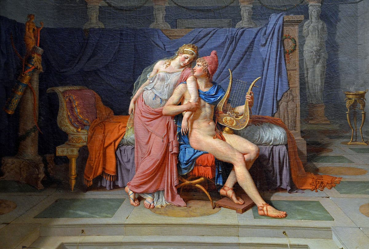 Jacques-Louis David's "The Loves of Paris and Helen." (Wikimedia Commons)