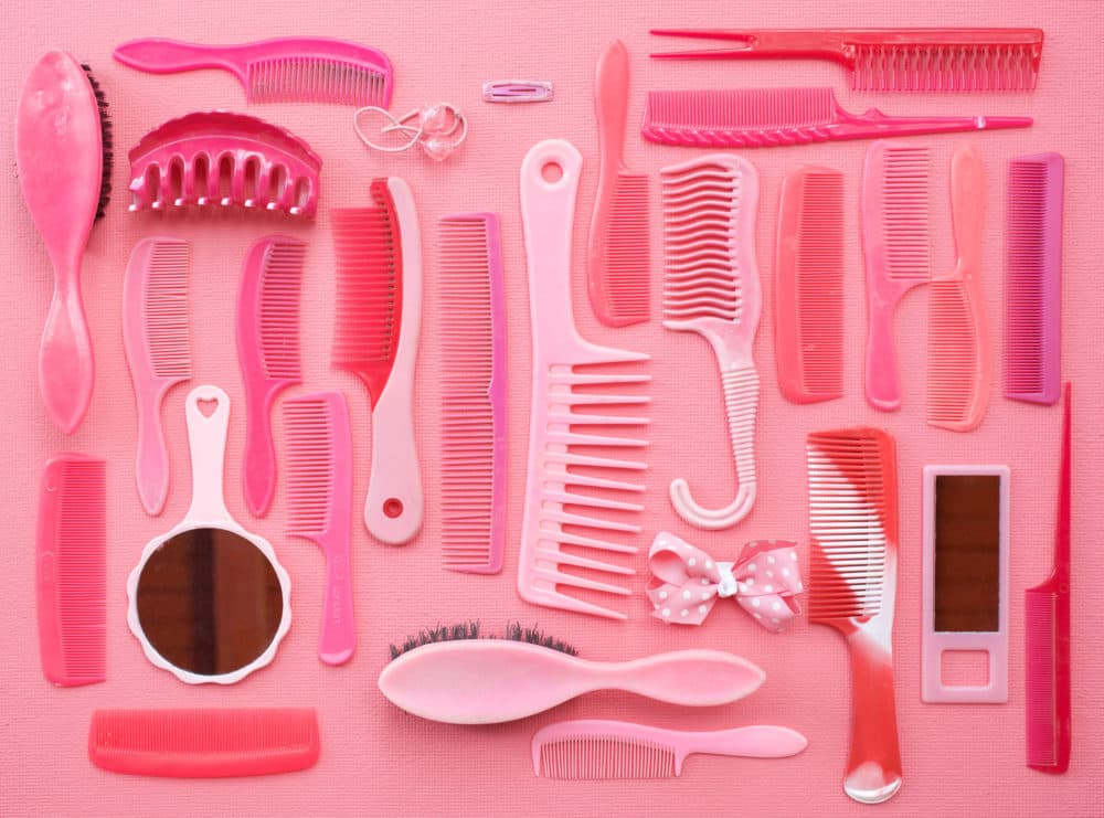 &quot;Pink Combs and Brushes&quot; by Tom Kiefer (Courtesy of the artist)