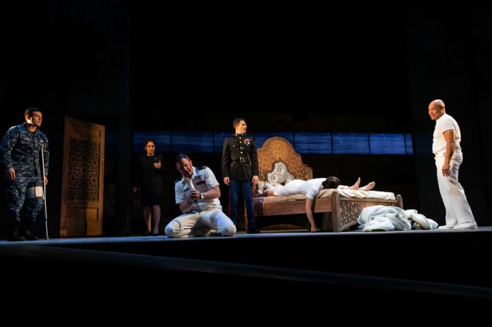 The cast of Othello at the American Repertory Theater. (Courtesy Natasha Moustache)