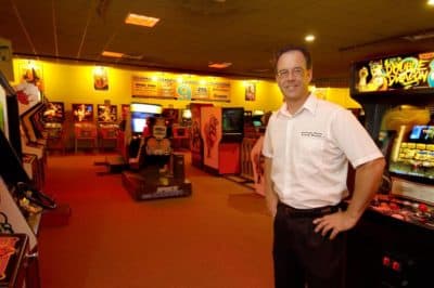 Gary Vincent and the American Classic Arcade Museum. (Courtesy Gary Vincent)
