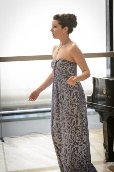 Soprano Mireille Asselin performing. (Courtesy Chris Hutcheson/Odyssey Opera)