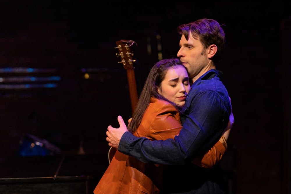 Mackenzie Lesser-Roy and Nile Scott Hawver in SpeakEasy's &quot;Once.&quot; (Courtesy Maggie Hall Photography)