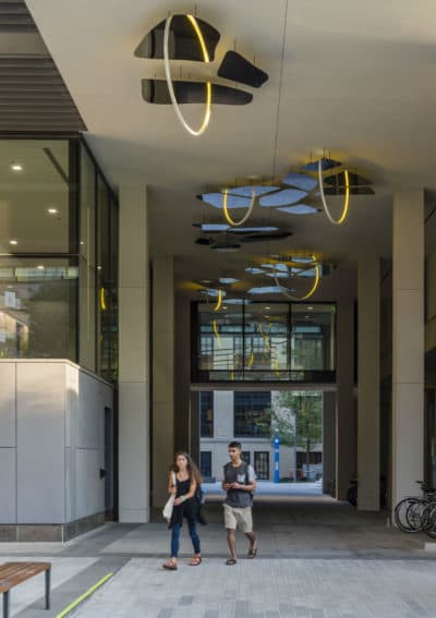 Olafur Eliasson's &quot;Northwest Passage&quot; installed at MIT. (Courtesy Anton Grassl/MIT)