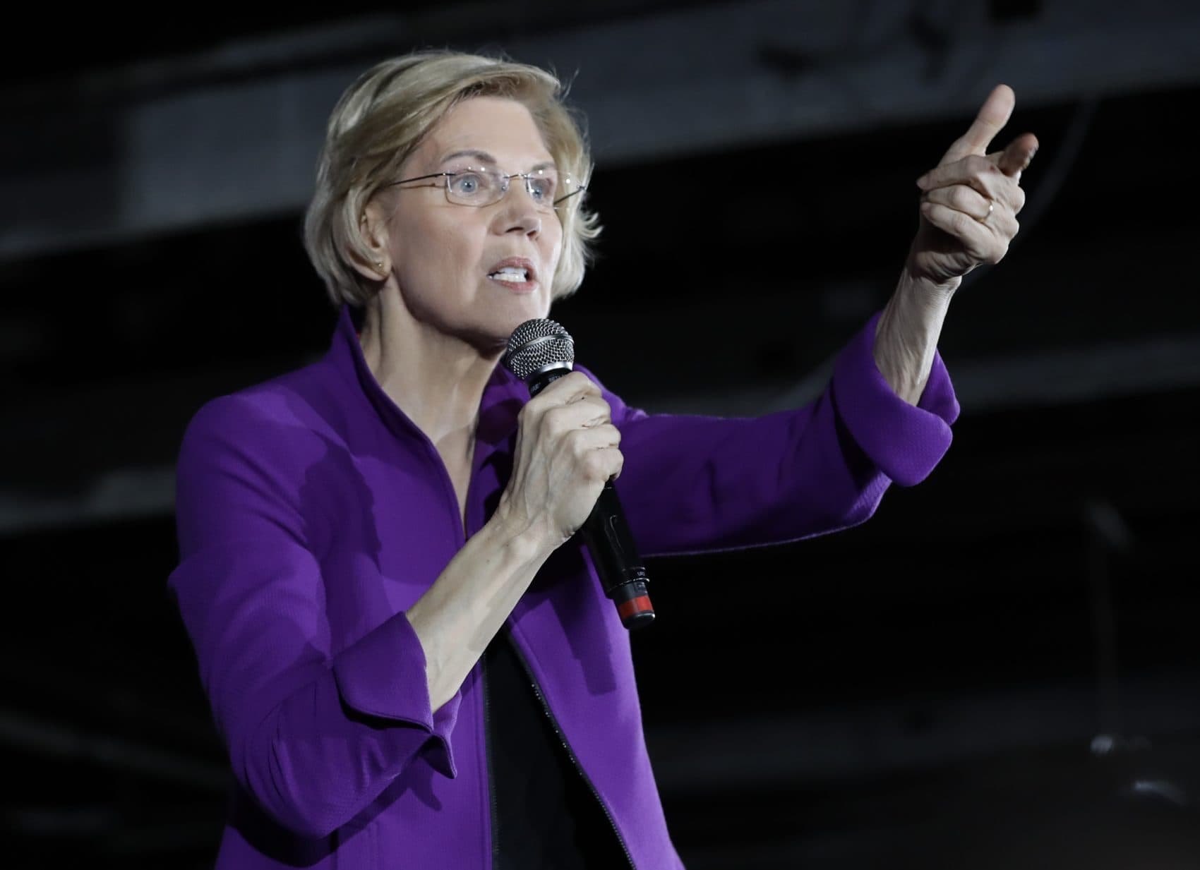 Elizabeth Warren on March 8 in the Queens borough of New York (Frank Franklin II/AP)