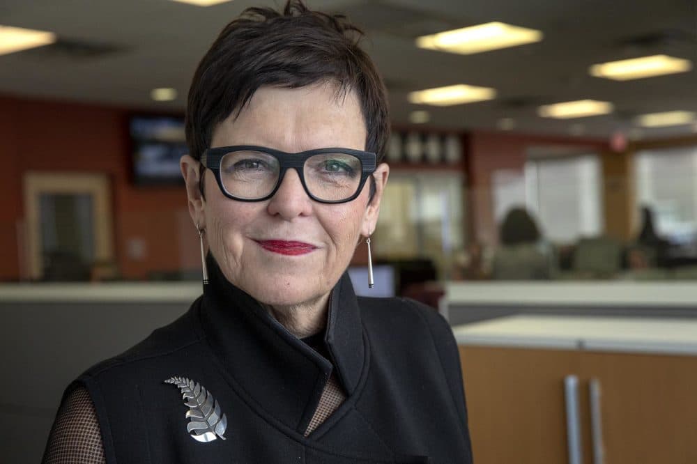 Jenny Shipley, former prime minister of New Zealand (Robin Lubbock/WBUR)