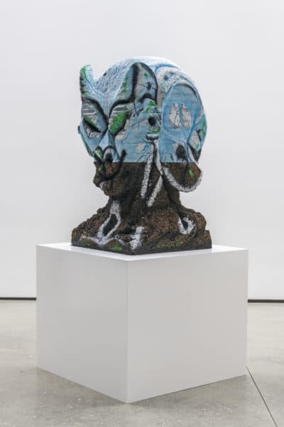 Huma Bhabha's &quot;Four Nights of a Dreamer,&quot; created in 2018. (Courtesy of the artist and David Kordansky Gallery)