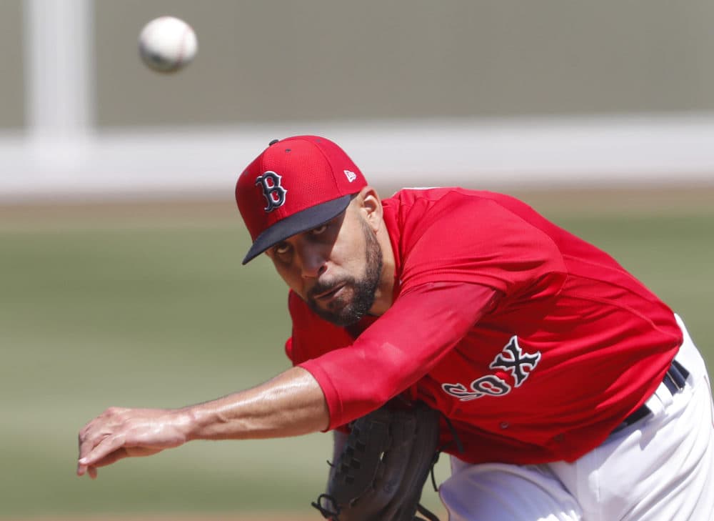 Boston Red Sox starting pitcher David Price in a spring training baseball on March 12 in Fort Myers, Fla. (John Bazemore/AP)