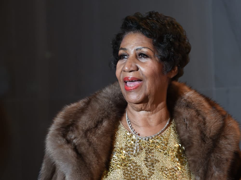 Aretha Franklin poses on the red carpet before the 38th Annual Kennedy Center Honors December 6, 2015, in Washington, D.C. (Molly Riley/Getty Images)
