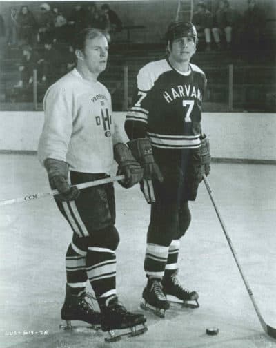 Bill Cleary and Ryan O'Neal. (Courtesy Bill Cleary)