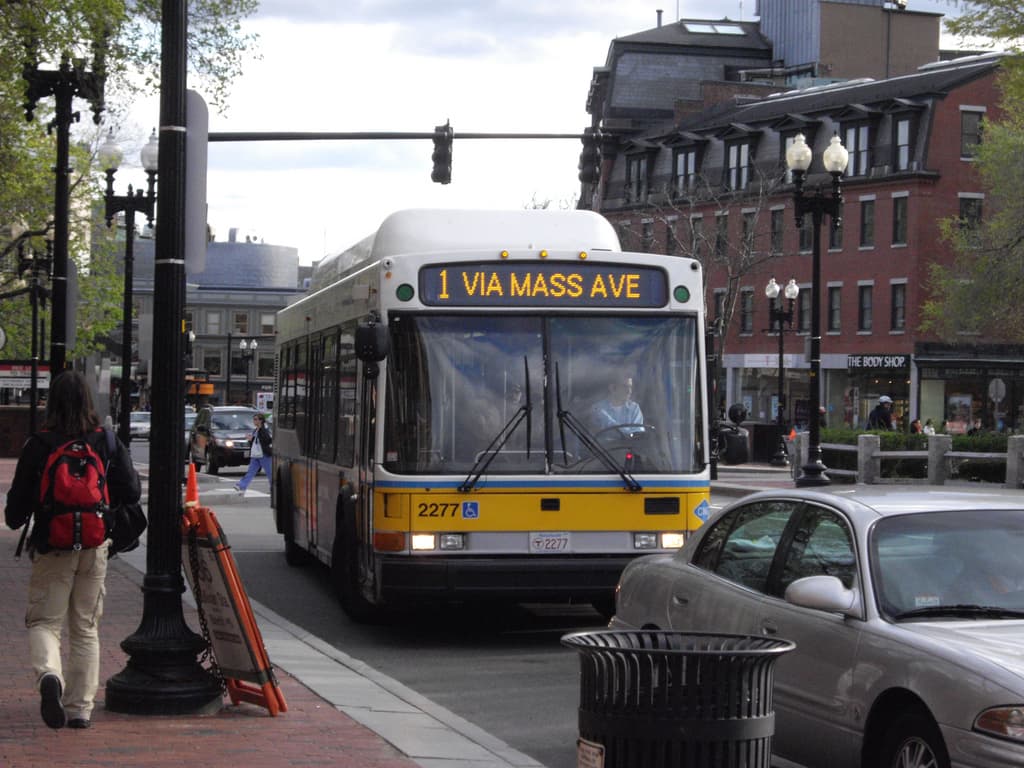 A system-wide survey as part of the MBTA's Plan for Accessible Transit Infrastructure found that four out of five bus stops across the MBTA network have at least one "significant barrier." (bradlee9119/Flickr)