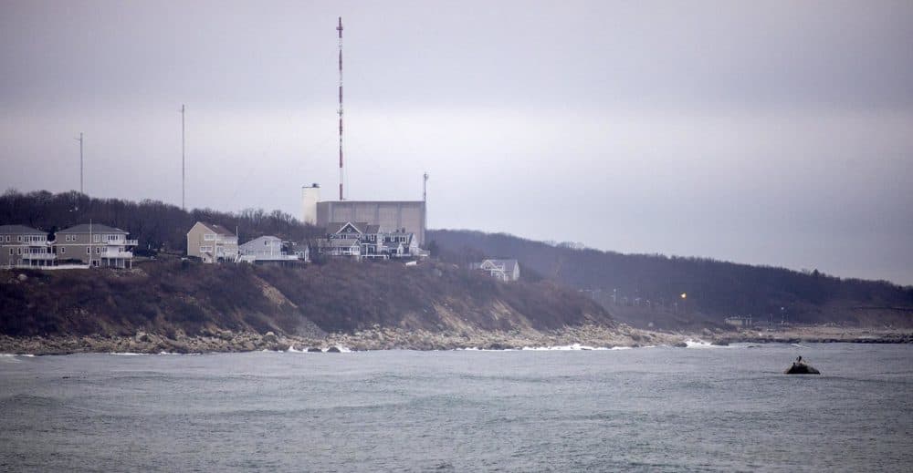 The Pilgrim Nuclear Power Station (Robin Lubbock/WBUR)