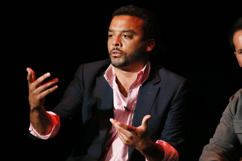 Adam Foss participates in the Television Academy's UNLOCK OUR POTENTIAL member event at the Academy's Wolf Theater and Saban Media center in 2016 in Los Angeles. (Danny Moloshok/Invision for the Television Academy/AP)