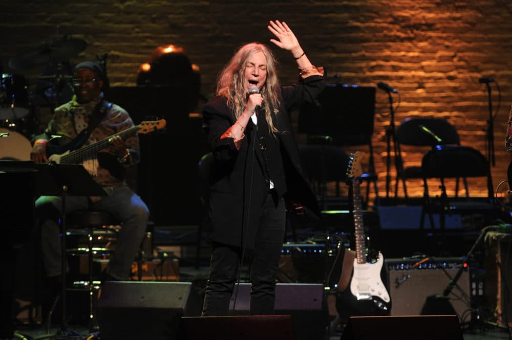 Patti Smith performs at The Apollo Theater on April 4, 2019, in New York. (Brad Barket/Invision/AP)