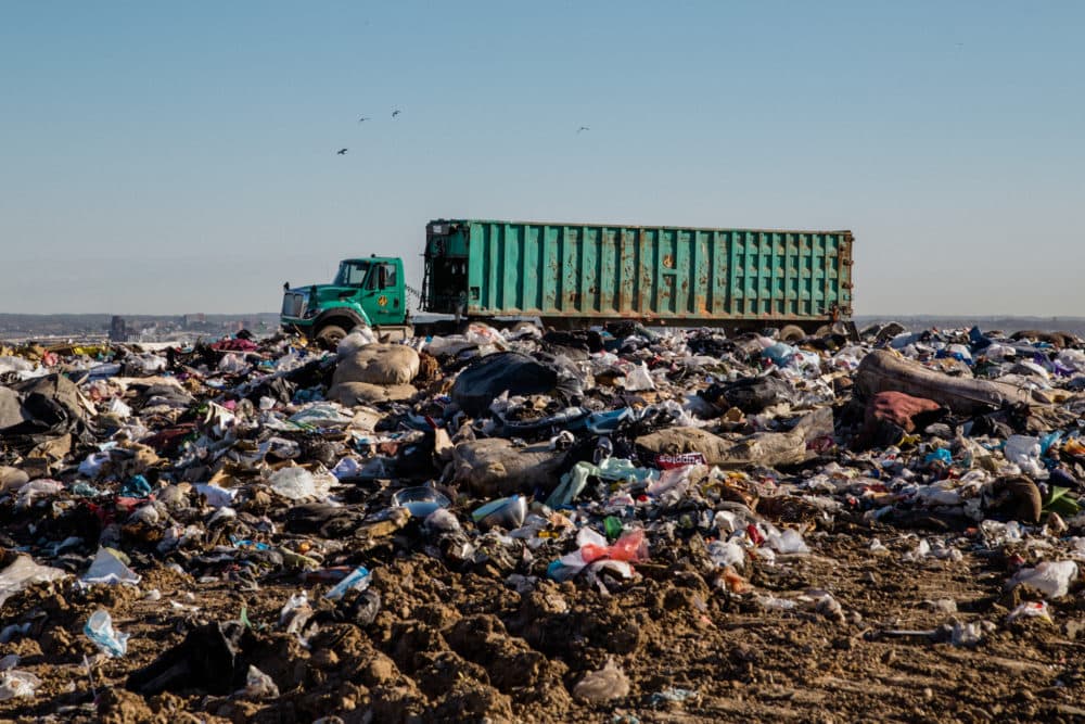 Baltimore's Quarantine Road Landfill is already at 90% capacity, and would fill up completely by 2024 without incineration, according to the city's chief of disposal services. (Rosem Morton for Here &amp; Now)
