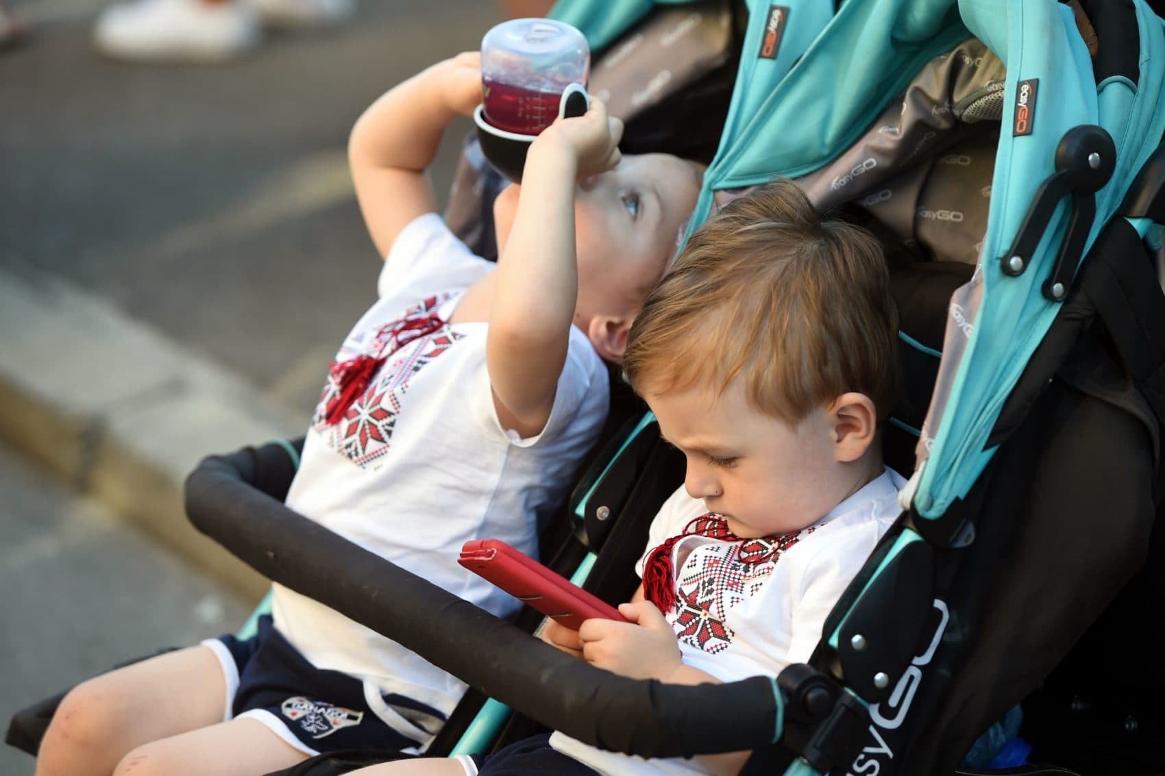 There has been rapid change in recent years when it comes to how children interact with screens. (Sergei Supinsky/AFP/Getty Images)