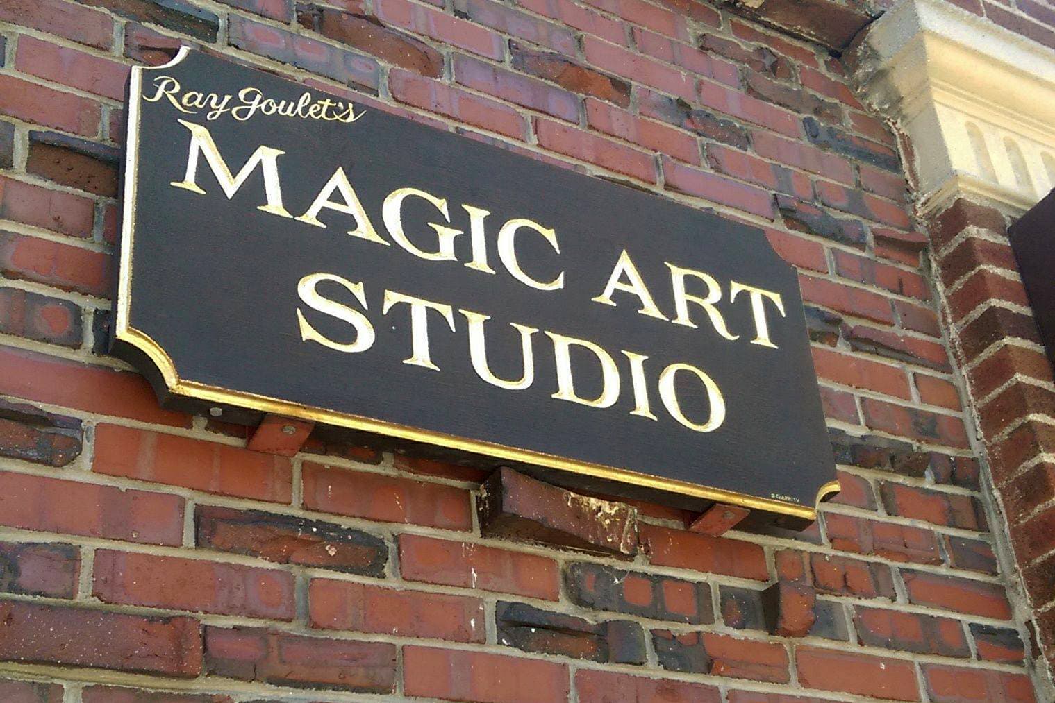 The old storefront outside Ray Goulet's magic shop. (Courtesy photo)