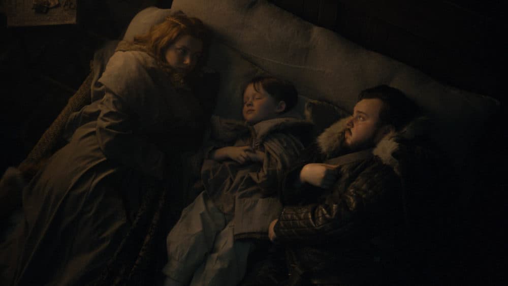 Hannah Murray and John Bradley in "Game of Thrones." (HBO)