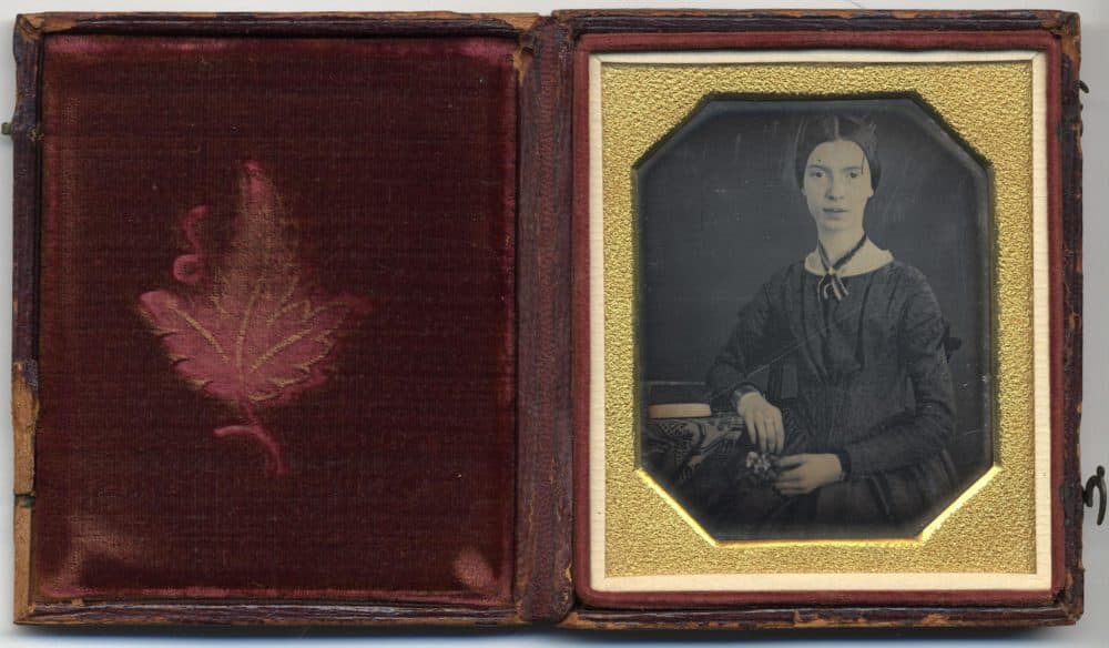 Original daguerreotype of the poet Emily Dickinson, taken in 1847 (Courtesy of Amherst College/Public Domain)