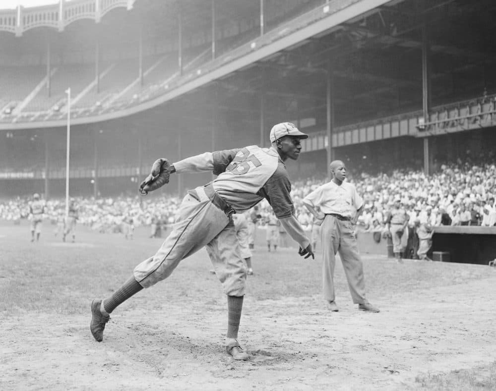 Satchel Paige in 1942. (Matty Zimmerman/AP)