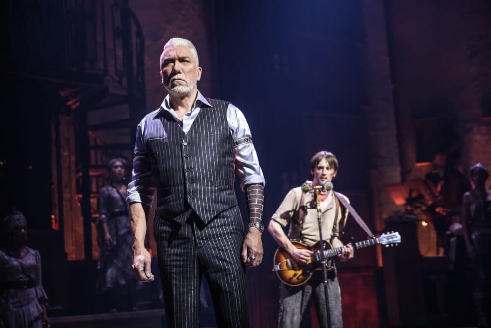 Patrick Page (left) and Reeve Carney. (Photo by Matthew Murphy)