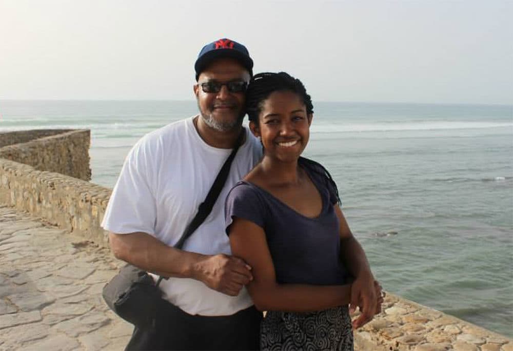 Author Paris Alston with her father, Johnny Alston (Courtesy)