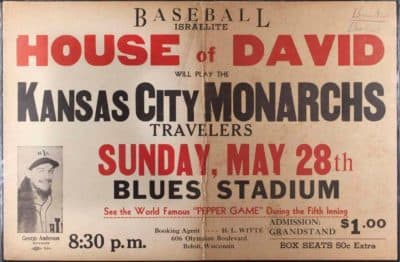 (Courtesy House of David Baseball Museum)