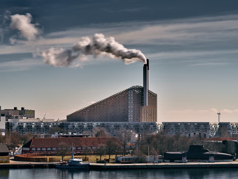 The Amager Resource Center turns garbage into heat. There's also a ski slope on top. (Courtesy of the Amager Resource Center)