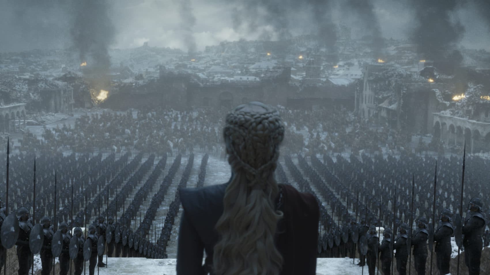 Emilia Clarke in the series finale of "Game of Thrones." (HBO)