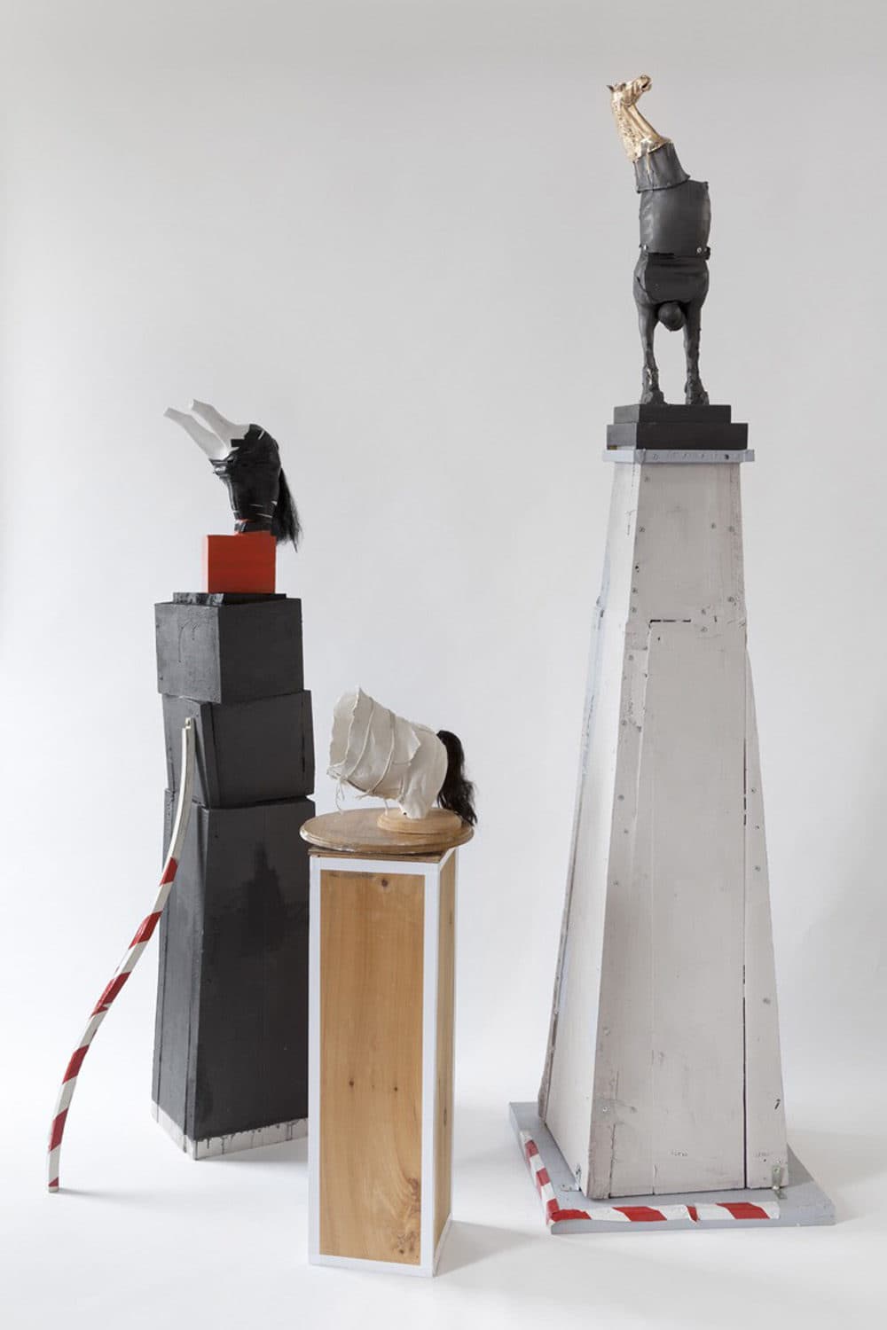 Kathleen Volp's &quot;Anti-Monuments.&quot; (Courtesy Boston Sculptors Gallery)