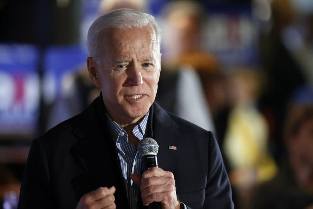 Former vice president and Democratic presidential candidate Joe Biden told supporters Monday that he wants to &quot;restore the soul of this country.&quot; (Michael Dwyer/AP)