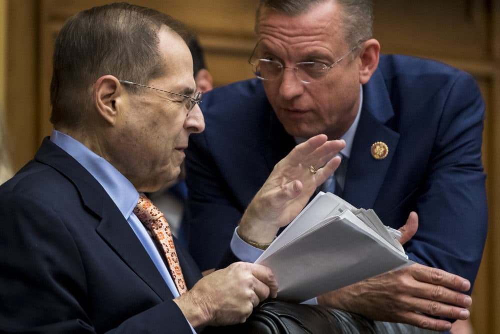 Chairman Jerrold Nadler, D-N.Y., left, and Ranking Member Rep. Doug Collins, R-Ga., right, in Washington, Tuesday, May 21, 2019. (Andrew Harnik/AP)