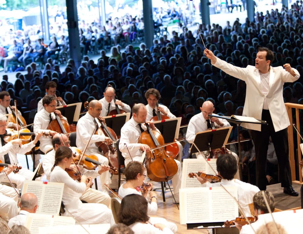 Andris Nelsons at Tanglewood. (Courtesy Hilary Scott)