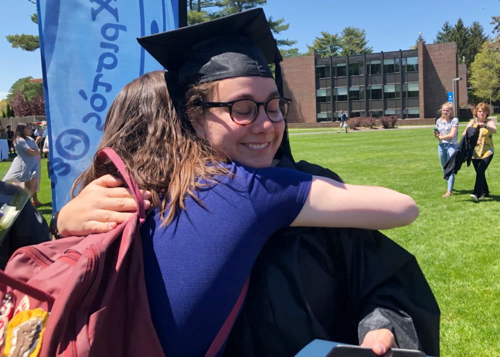 Recent Gordon College graduate Rebekah Rodrigues, who identifies as gay, says part of the problem at the school is a lack of tolerance. (Max Larkin/WBUR)