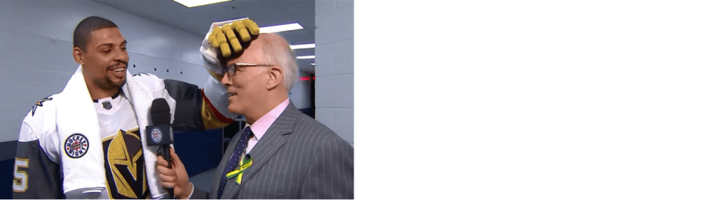 A screenshot from a video on NHL.com