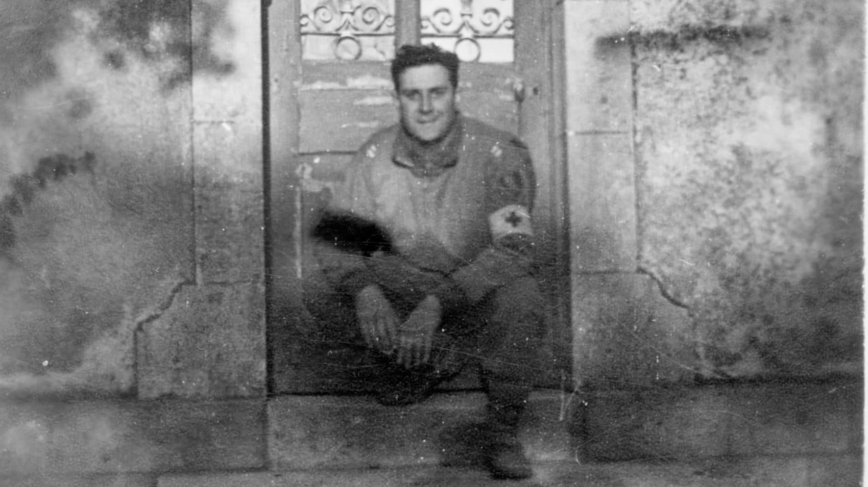 Army dentist Dr. Sidney LaPook landed at Utah Beach in July 1944 with the 193rd Field Artillery Group. (Courtesy of Jon LaPook)