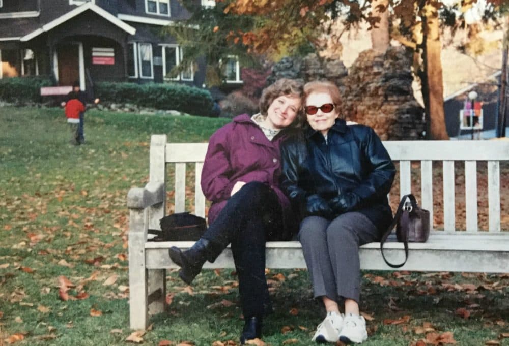 The author and her mom, Dorothy Kagan Wertheimer, at the DeCordova Museum circa 2004. (Courtesy)