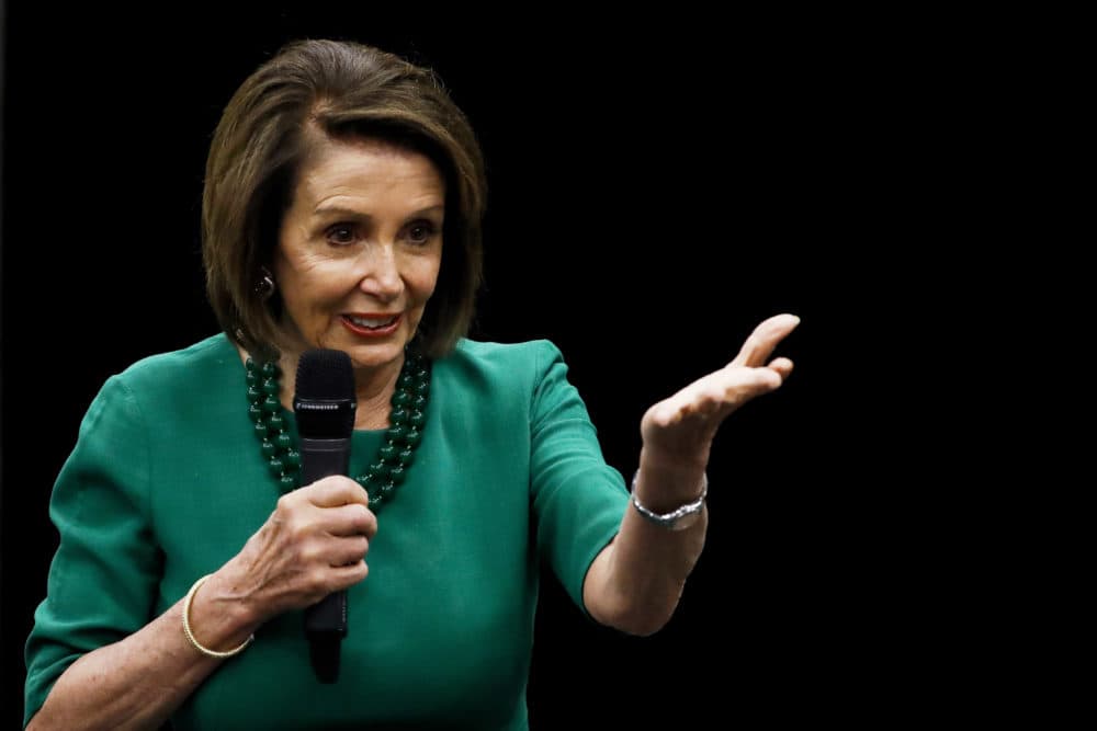 Speaker of the House Nancy Pelosi, D-Calif., speaks during a panel discussion at Delaware County Community College, Friday, May 24, 2019, in Media, Pa. (Matt Slocum/AP)