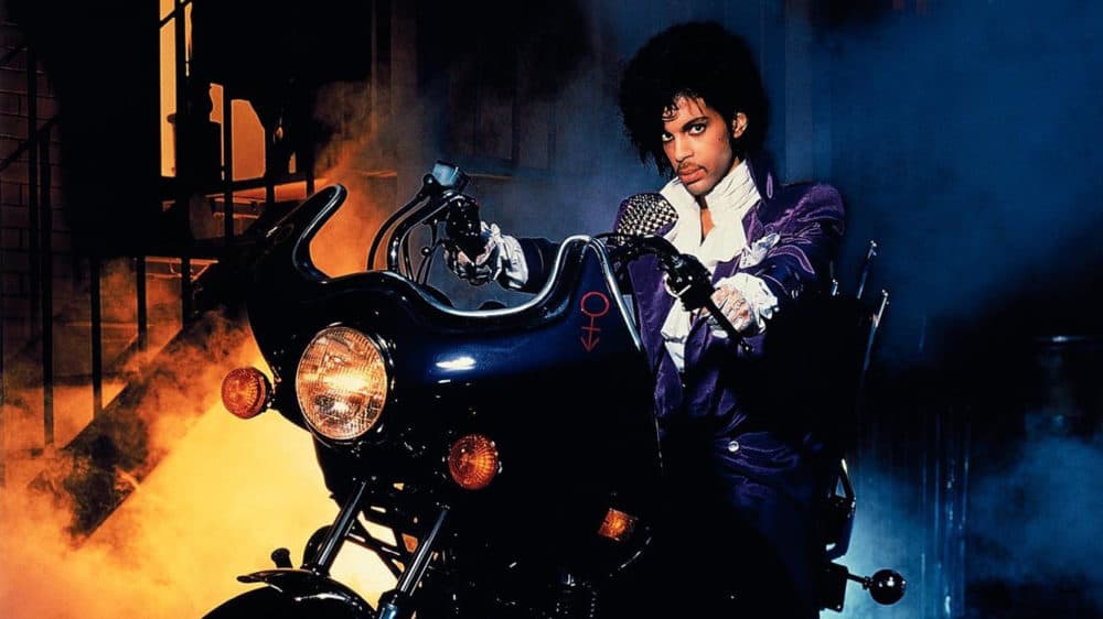 Prince in the film &quot;Purple Rain.&quot; (Courtesy Museum of Fine Arts)