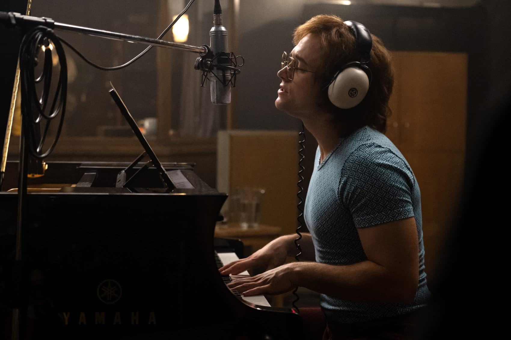 Taron Egerton as Elton John in "Rocketman." (Courtesy Paramount Pictures)