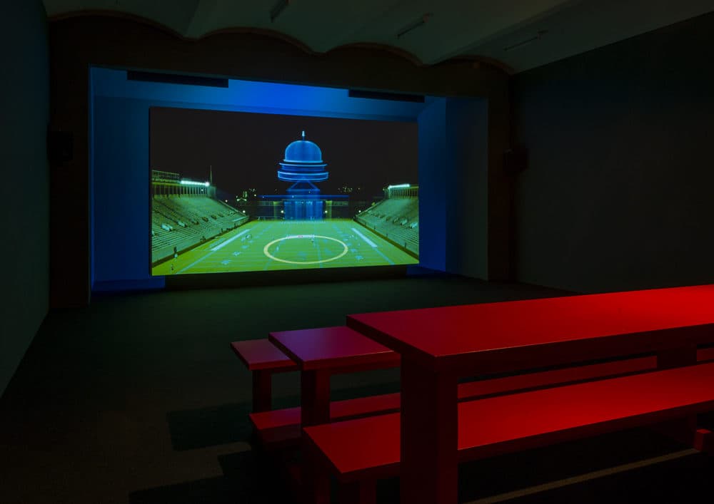 A still from Ericka Beckman's "Tension Building." (Courtesy of the artist and Iris Ranzinger)