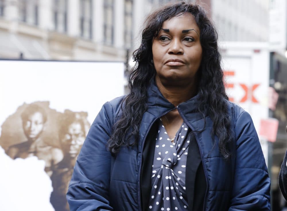 Tamara Lanier, who is suing Harvard University for "wrongful seizure, possession and expropriation" of images she says depict two of her ancestors, is seen in an earlier photo. (Frank Franklin II/AP)