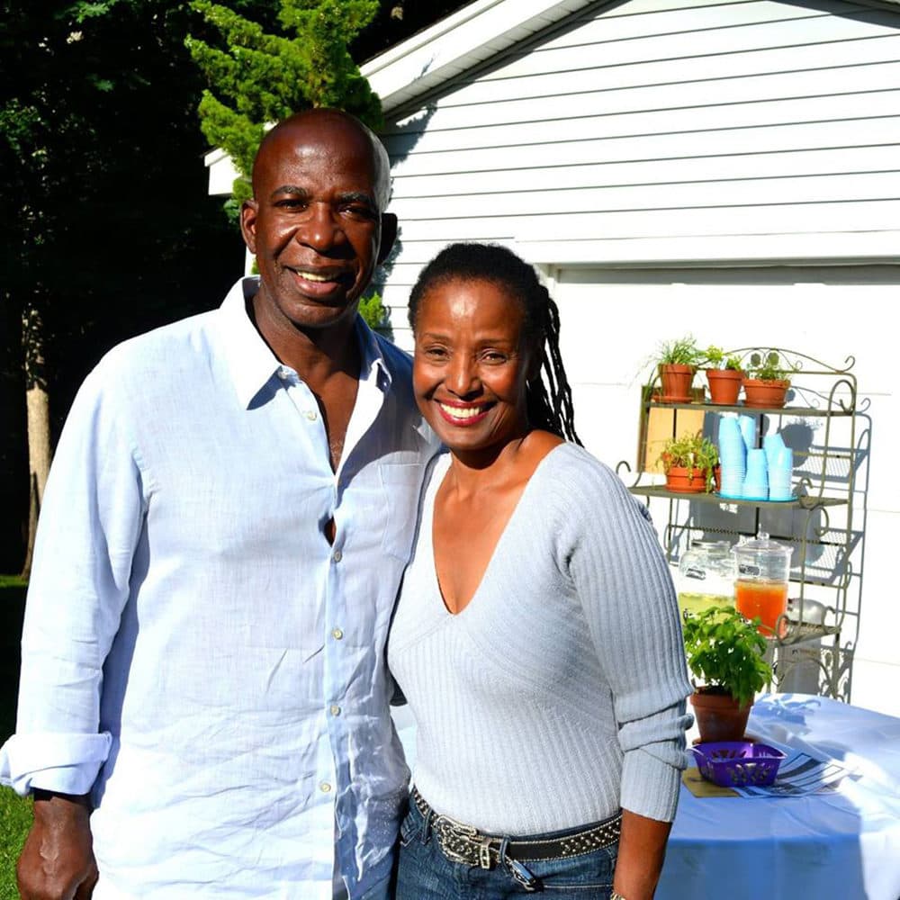 Dan Gasby with his wife B. Smith. (Courtesy of Dan Gasby)